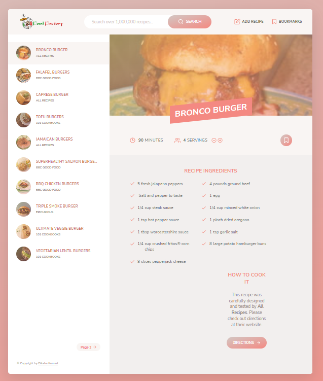 Food Factory App